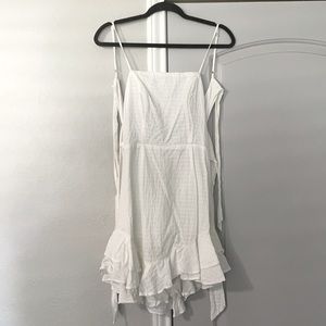 CUTE White Dress perfect for your bachelorette trip or couples shower!